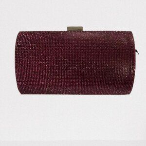 Original INC Ranndi Sparkle Evening Clutch - Fuchsia